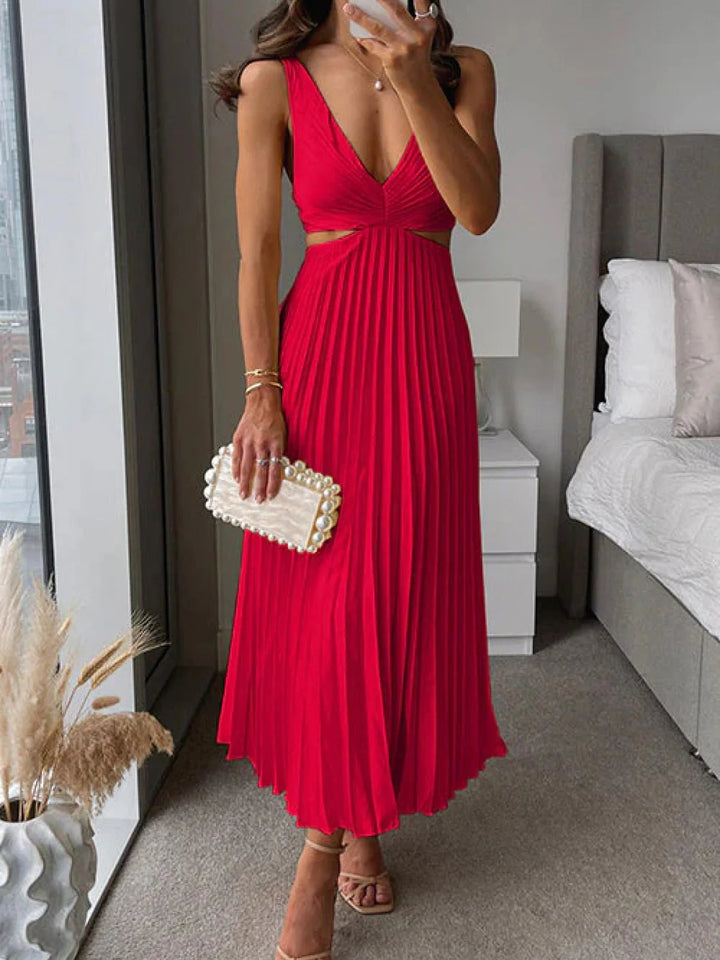 Mila™ - Stilvolles Premium Satin-Kleid