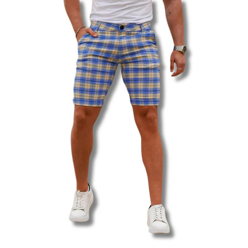 Modische karierte Shorts für Männer - Rewan