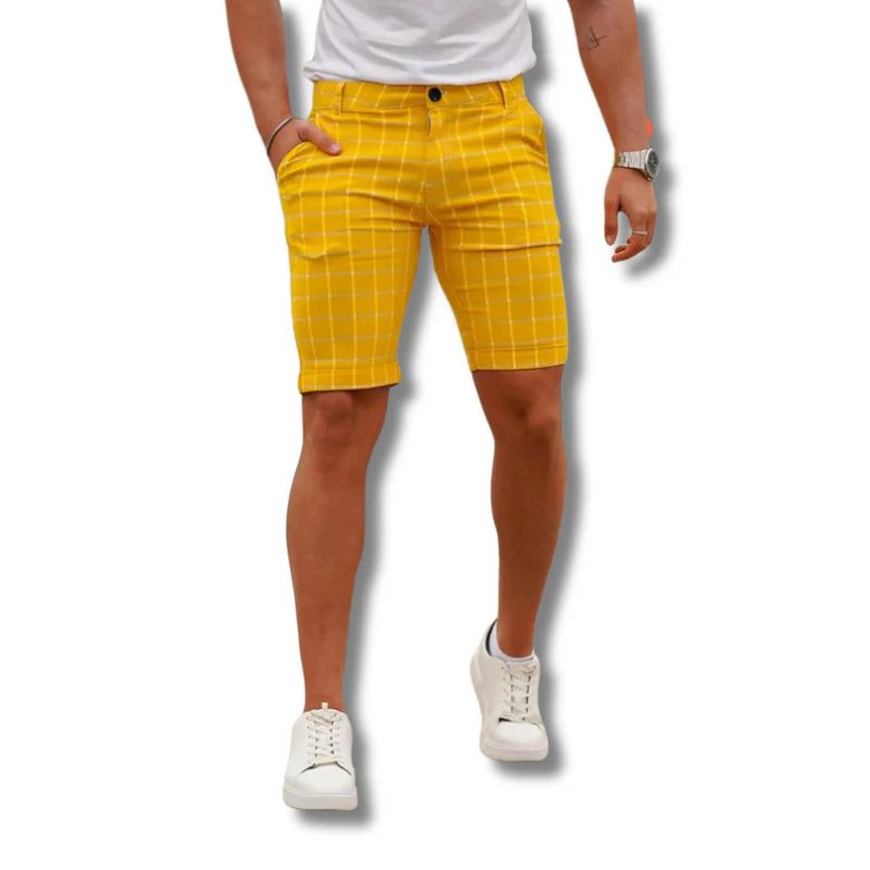 Modische karierte Shorts für Männer - Rewan