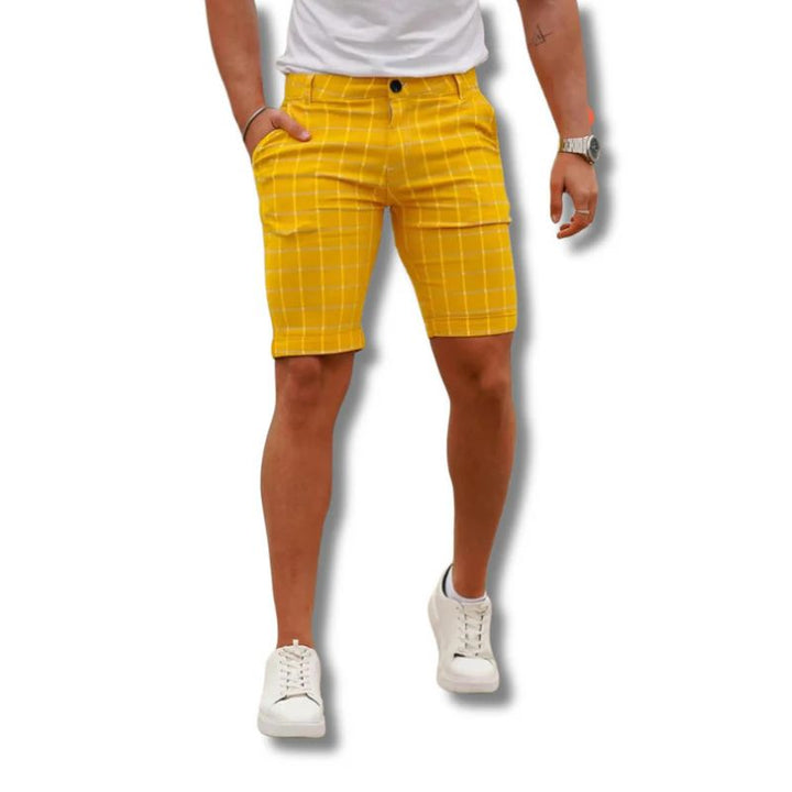 Modische karierte Shorts für Männer - Rewan
