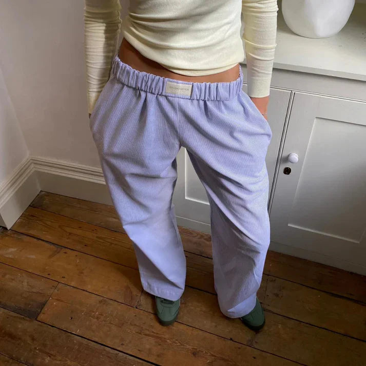 Samantha - Pantalon en lin stylé pour un look rafraîchissant
