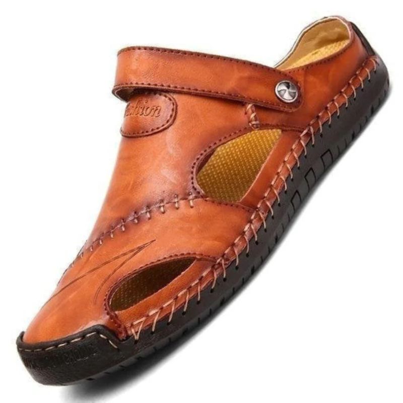 Elegante Sommersandalen aus hochwertigem Leder mit verstellbarem Halt - Lex