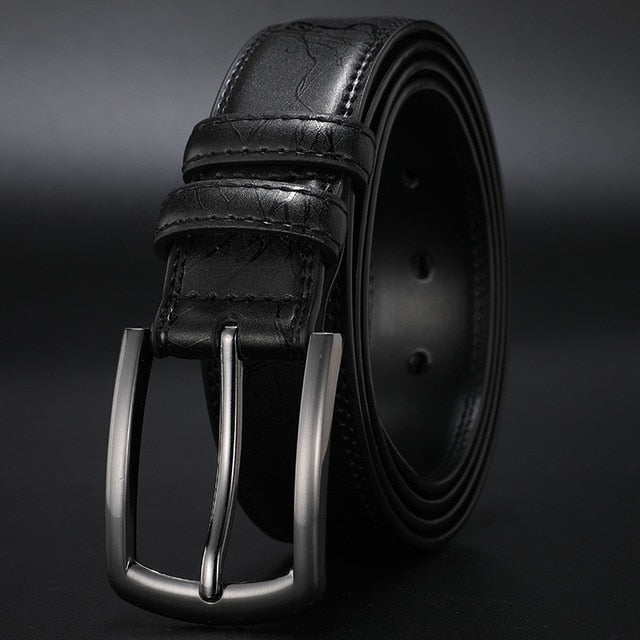 Ceinture en cuir Ethan élégante pour hommes