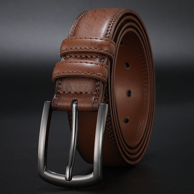 Ceinture en cuir Ethan élégante pour hommes