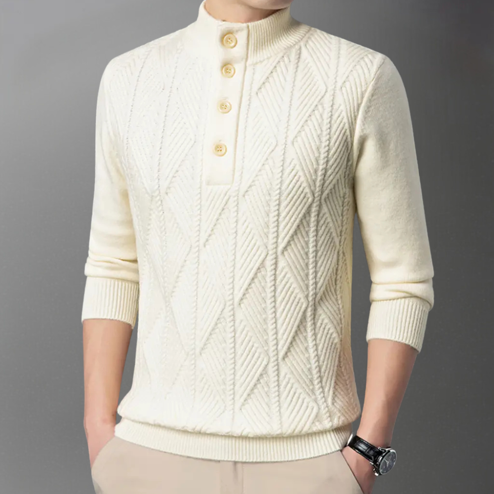 Fashionable knit sweater for men by JAIR