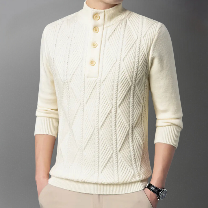 Fashionable knit sweater for men by JAIR