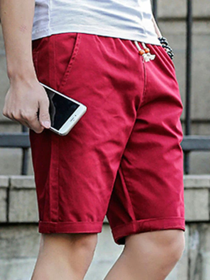Shorts d'été à la mode et confortables avec cordon de serrage - Tijs