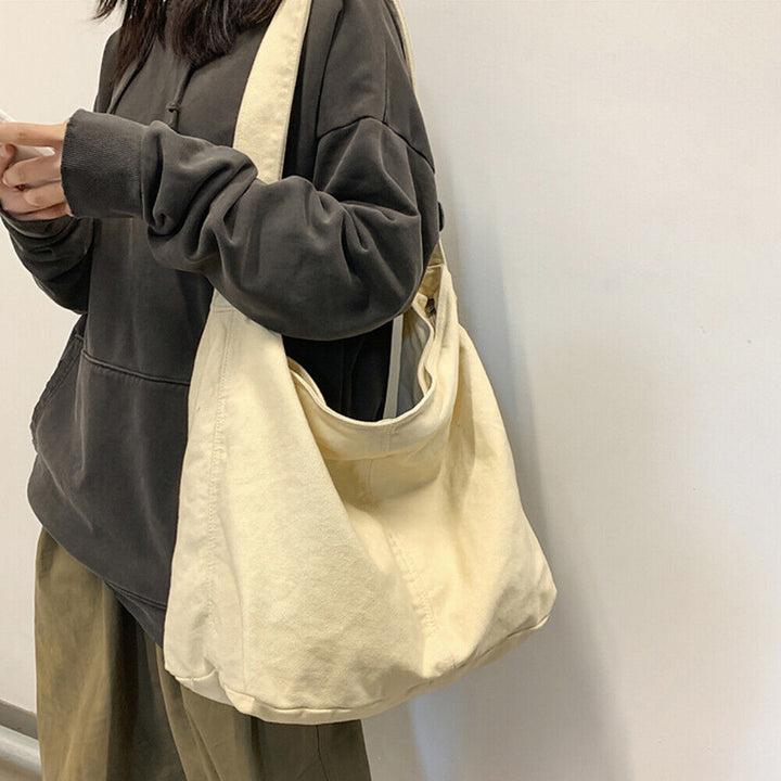 Felicity - Sac bandoulière décontracté en toile pour l'automne pour femmes