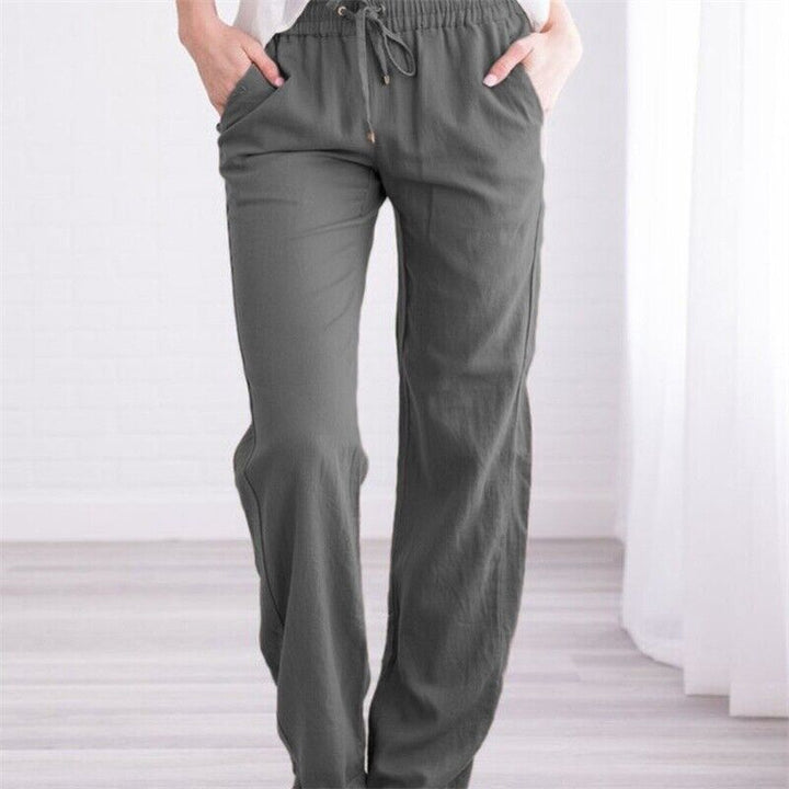 Martha - Fashionable pants with adjustable drawstring