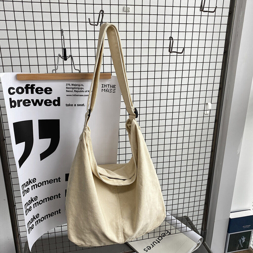 Felicity - Sac bandoulière décontracté en toile pour l'automne pour femmes