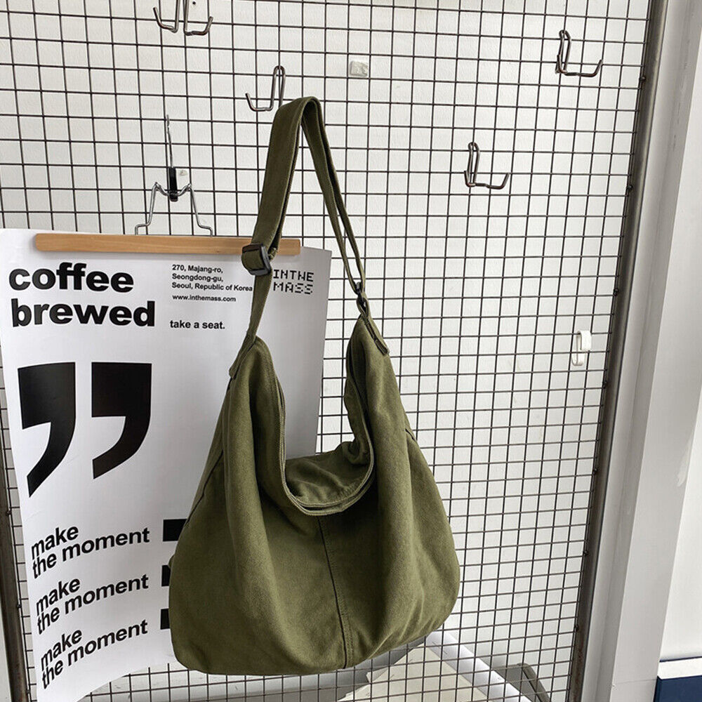 Felicity - Sac bandoulière décontracté en toile pour l'automne pour femmes