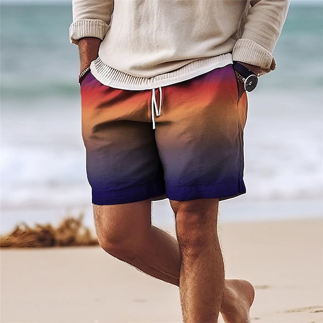 Shorts d'été modernes et confortables pour hommes avec taille mi-haute tendance - Nijs
