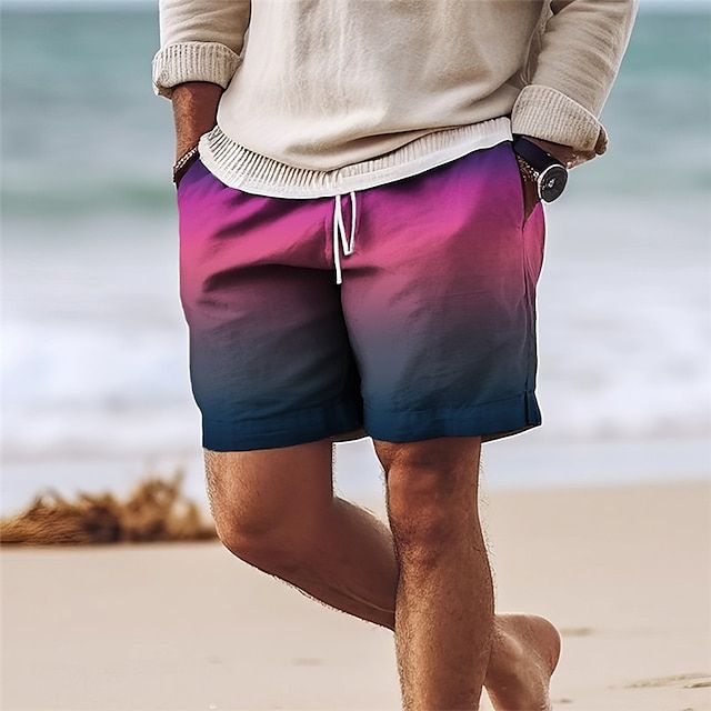 Shorts d'été modernes et confortables pour hommes avec taille mi-haute tendance - Nijs