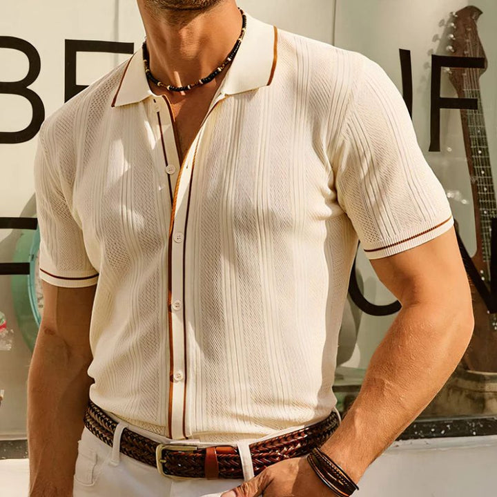 Stylish and Luxurious Summer Polo Made of Ice Silk for Men - Gaart