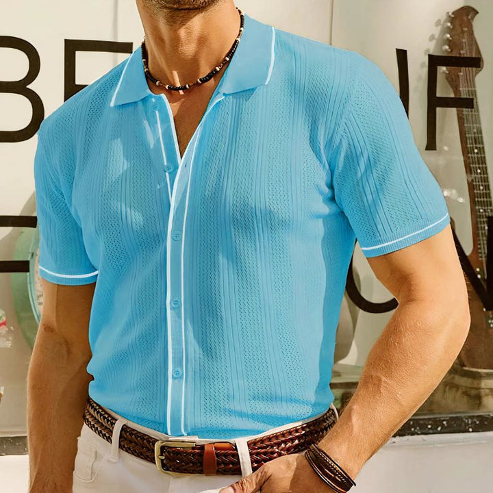 Stylish and Luxurious Summer Polo Made of Ice Silk for Men - Gaart