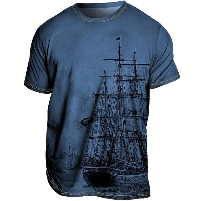 Trendy Oversized Summer T-Shirt for Men - Loran