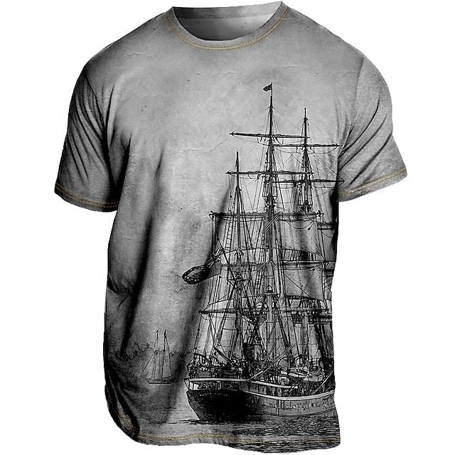 Trendy Oversized Summer T-Shirt for Men - Loran
