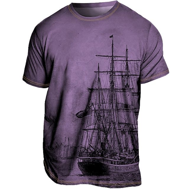 Trendy Oversized Summer T-Shirt for Men - Loran
