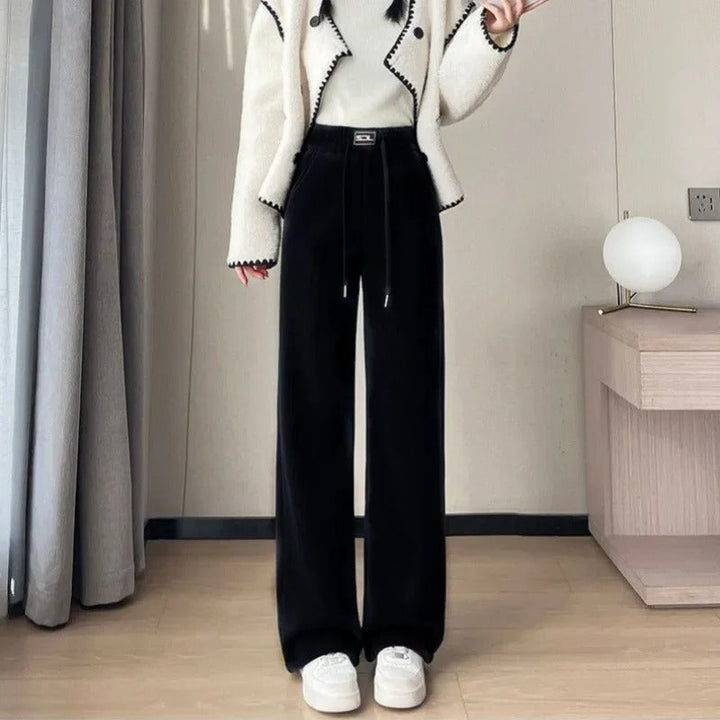 Alice - Luxurious corduroy pants with warm fleece lining