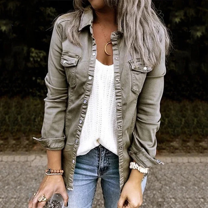 Lea™ - Jacke aus hochwertigem Denim