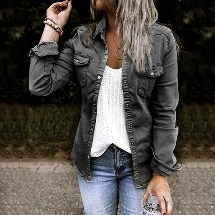 Lea™ - Jacke aus hochwertigem Denim