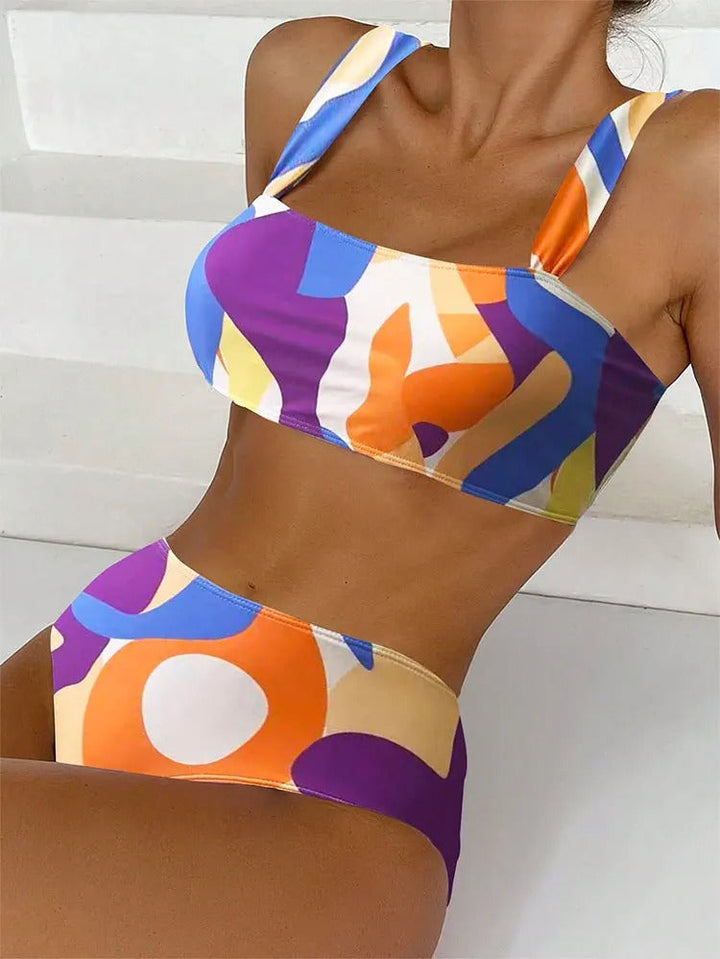 Flora - Bikini taille haute pour un été stylé