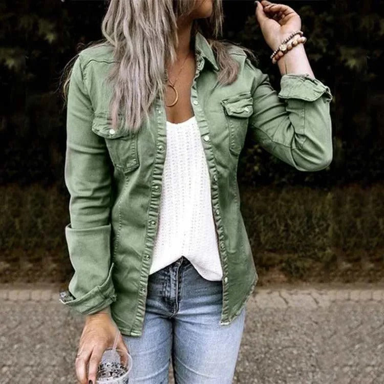 Lea™ - Jacke aus hochwertigem Denim