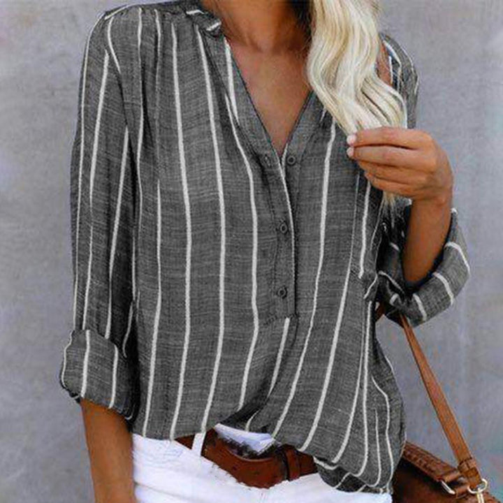 Stylish striped summer blouse for women by Willow