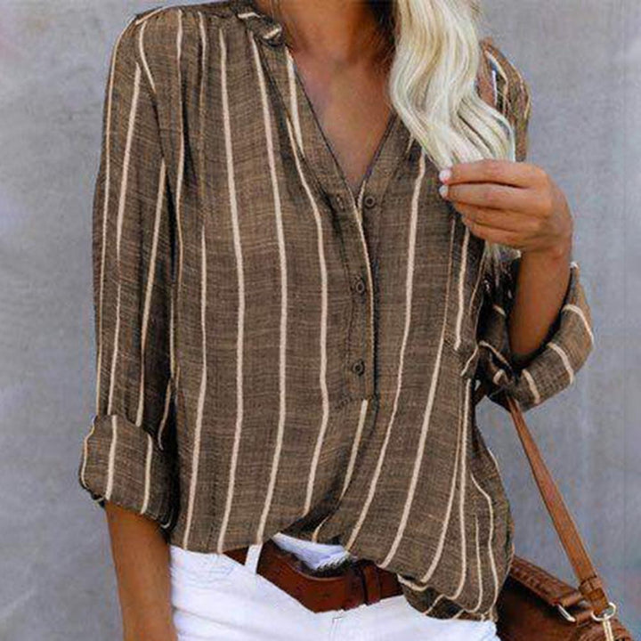 Stylish striped summer blouse for women by Willow