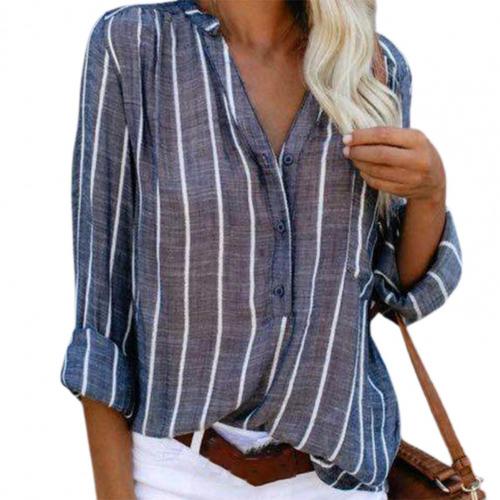 Stylish striped summer blouse for women by Willow