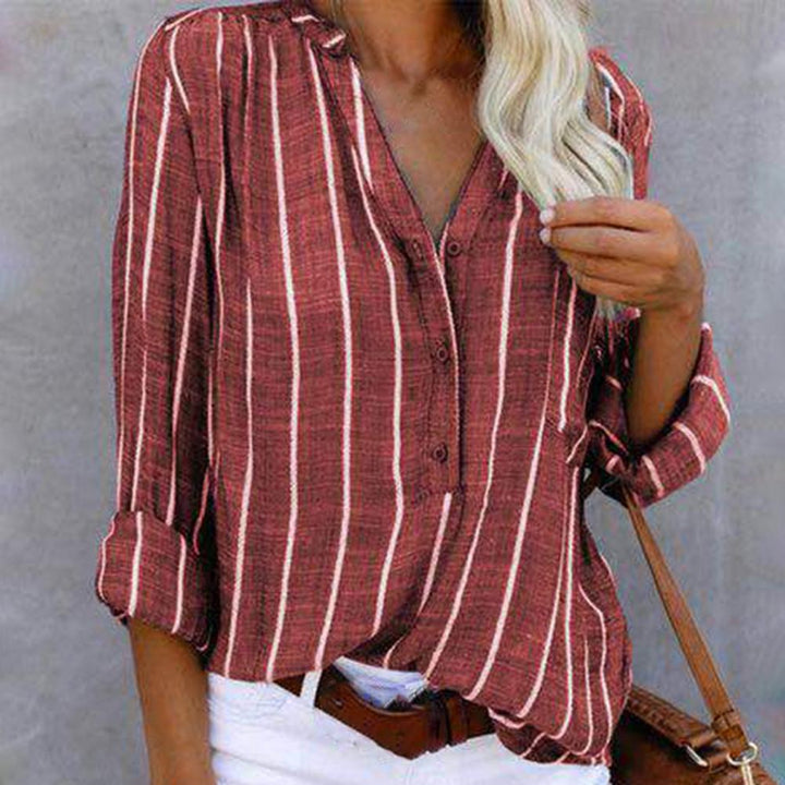 Stylish striped summer blouse for women by Willow