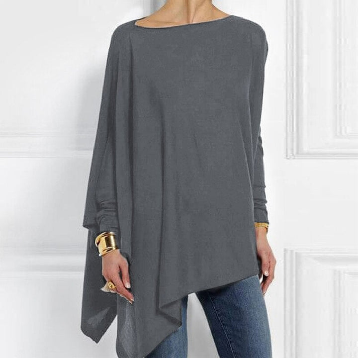 Adeline - Stylish casual autumn crew neck long sleeve top for women