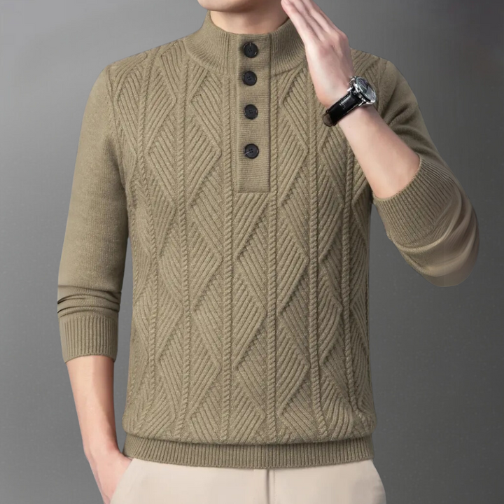 Fashionable knit sweater for men by JAIR